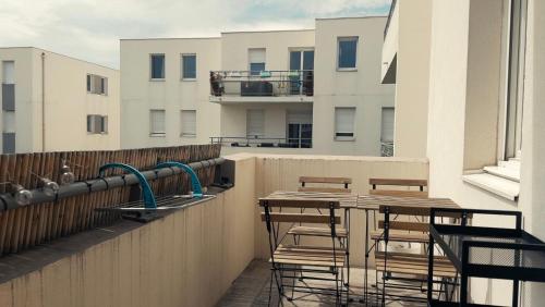 Balkón nebo terasa v ubytování Appartement T3 Clermont-Ferrand