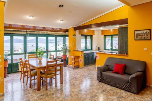 Posezení v ubytování Casa Condesa de Albarei