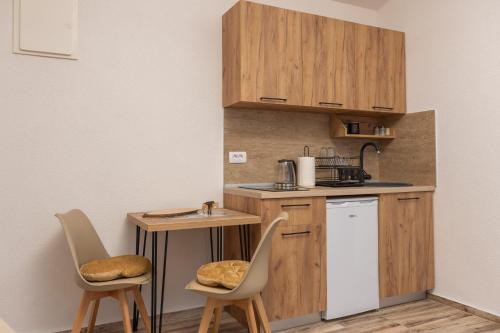 Kuchyň nebo kuchyňský kout v ubytování Jasen Apartments Lakeview