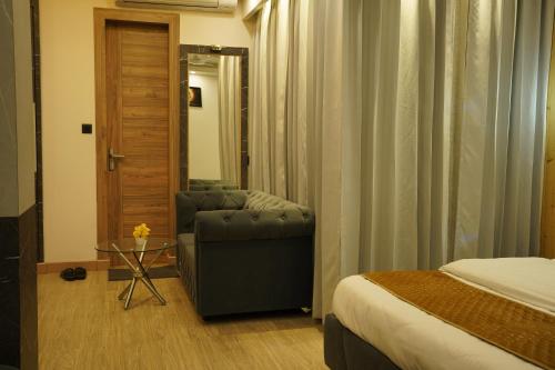 Jannat Hotelにあるベッド