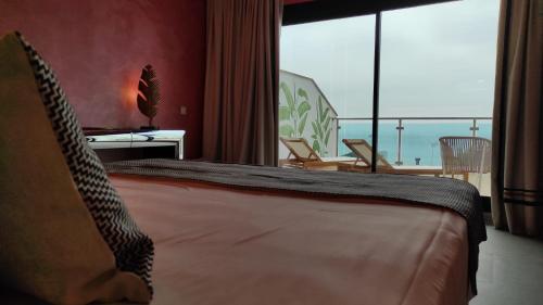 Katil atau katil-katil dalam bilik di Hotel Ritual Torremolinos- Adults Only