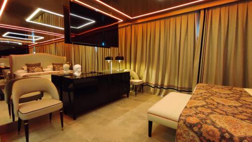 Katil atau katil-katil dalam bilik di Hotel Ritual Torremolinos- Adults Only