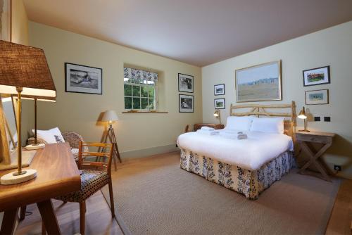 Voodi või voodid majutusasutuse Rye Croft Cottage on the Chatsworth Estate toas