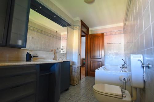 Koupelna v ubytování Casa Cividale