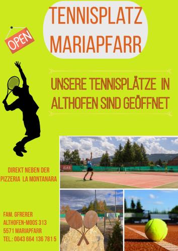 Tenis a/nebo squash v ubytování Ferienwohnung Gfrerer Althofen nebo okolí