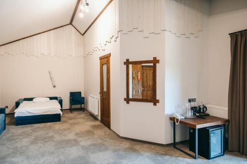 Osonnya Karpaty RESORT MEDICAL & SPAにあるベッド
