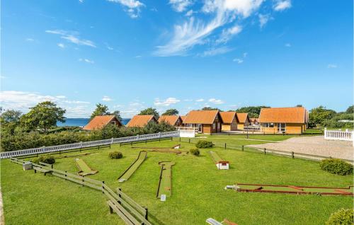 a park with a bunch of playground equipment at Pet Friendly Home In Tranekær With Wifi in Tranekær