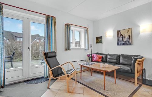 Ruang duduk di Apartment Horns Bjerge L Blåvand