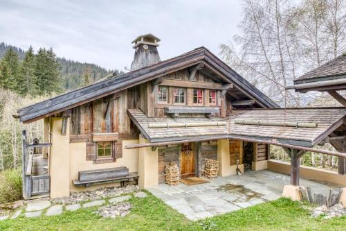 Magnifique chalet Megève avec piscine et sauna