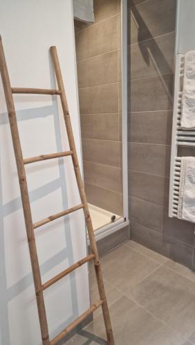Koupelna v ubytování B&B Fine Fleur