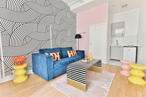 Magnifique appartement coloré #GareMontparnasse