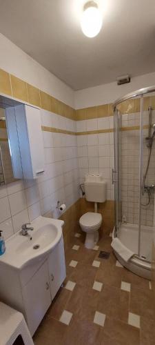 Ένα μπάνιο στο Apartment Jula Proboj