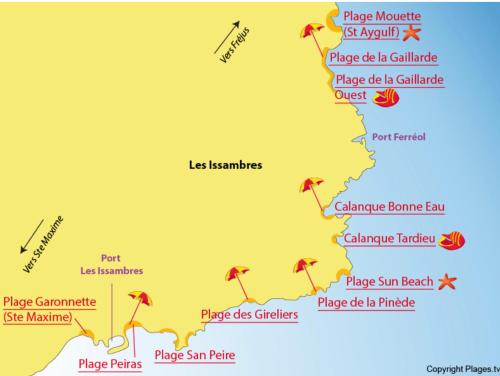 Photo de la galerie de l'établissement Studio et cabine, 4 personnes,mer, piscine, tennis, les issambres, à Roquebrune-sur Argens