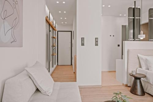 Χώρος καθιστικού στο Plānis Str Urban Suites by Semavί