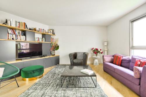 Photo de la galerie de l'établissement 3 chambres - Terrasse vue jardin, à Paris