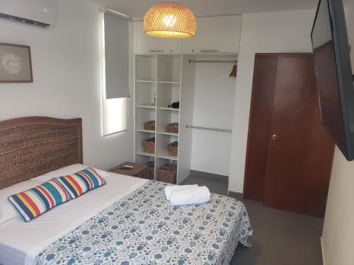 Llit o llits en una habitació de Llapa House