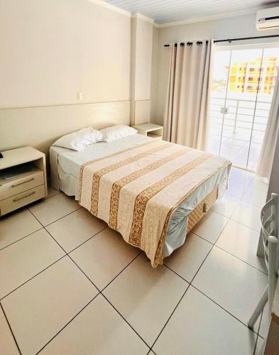 Katil atau katil-katil dalam bilik di Hotel Dell Grappa