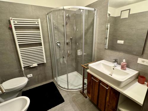 Koupelna v ubytování Da Renata