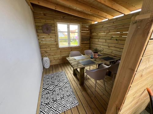 Posezení v ubytování jygge- hyggelige Ferienwohnung