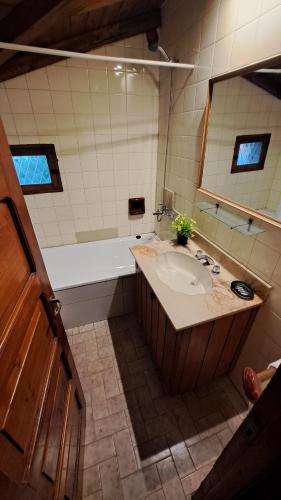 Koupelna v ubytování Los Frutales