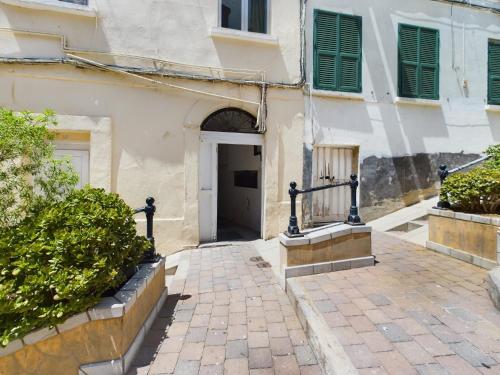 an entrance to a building with a door at Hidden Gem Hideaway Retreat in Central Town Area with AC in Gibraltar