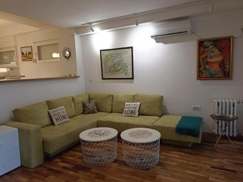 Χώρος καθιστικού στο Liman Garden