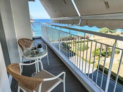 Balkón nebo terasa v ubytování G&G Seaside Apartment