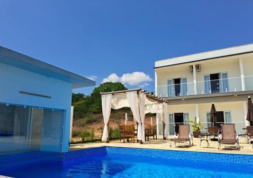 Ảnh trong thư viện ảnh của Mirante Mar de Minas - Casa para Temporada Lago de Furnas pertinho dos Canyons ở São José da Barra