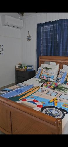 Ένα ή περισσότερα κρεβάτια σε δωμάτιο στο Casita Sonia Del Mar at Playita Salinas