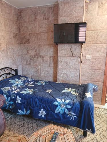 Katil atau katil-katil dalam bilik di 2 bedroom Apartment between Jerash and Ajloun, near the Roman ruins of Jerash