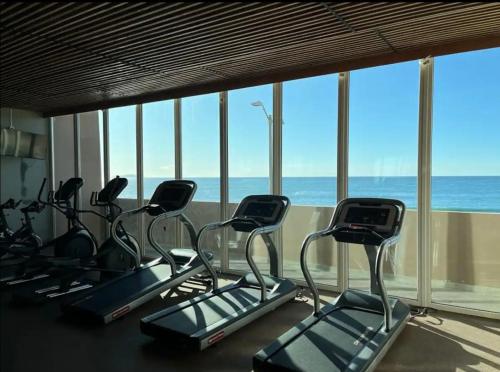 Fitness centrum a/nebo fitness zařízení v ubytování Mia Apartment