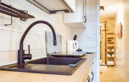 Η κουζίνα ή μικρή κουζίνα στο Amazing Home In Wilcze With Sauna