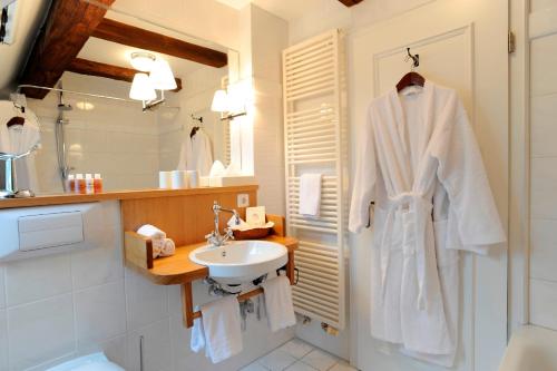 Koupelna v ubytování Altes Amtshaus, 3-Sterne Hotel Garni Superior