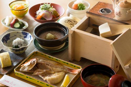 Cibo presso il ryokan o nelle vicinanze