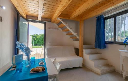 Χώρος καθιστικού στο 1 Bedroom Lovely Apartment In Pachino
