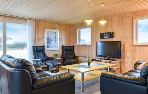 TV a/nebo společenská místnost v ubytování Holiday Home Bjergehusvej