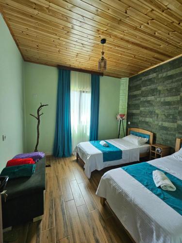 Postel nebo postele na pokoji v ubytování WoodStar