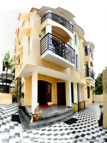 El edificio en el que está el bed and breakfast