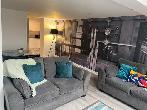 Χώρος καθιστικού στο 5 Halifax House, apartment 3