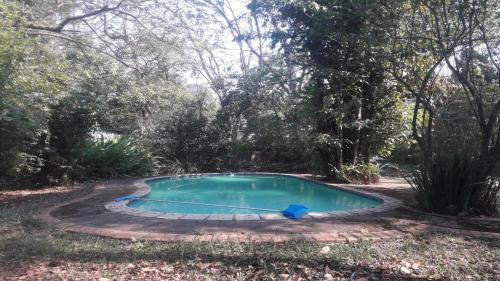 Bazén v ubytování Buhleni Farm Chalets nebo v jeho okolí