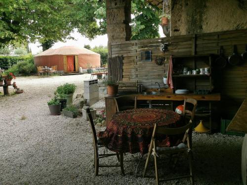 Zahrada ubytování Yourte Namaste Homestay
