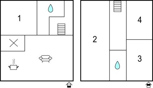 two diagrams showing the phases of a house at Buitengoed Het Lageveld - 58 in Hoge-Hexel