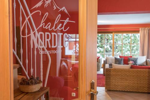Posezení v ubytování Chalet Nordic