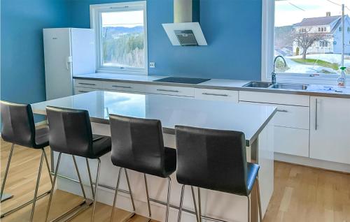 Dapur atau dapur kecil di Lovely Home In Kollungtveit