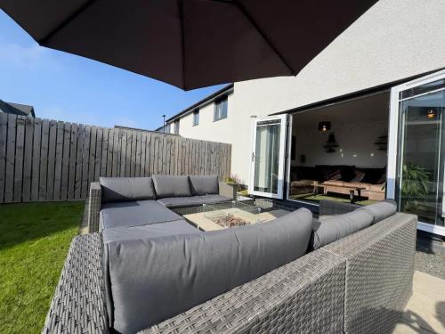Χώρος καθιστικού στο Pass the Keys Stunning Home in Backworth Park