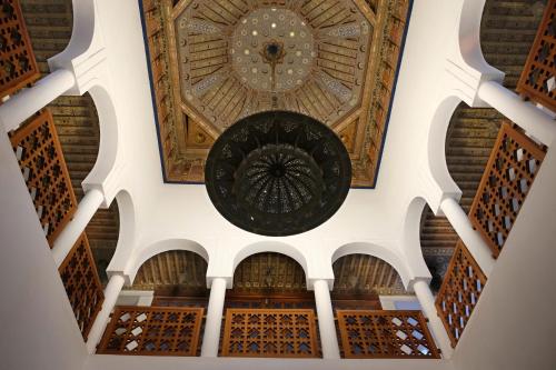 a view of the ceiling of the synagogue at Valeria Jardins d'Agadir - All In in Agadir