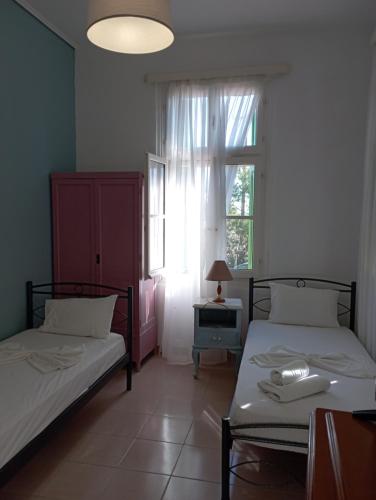 Cama o camas de una habitación en Paradisos Studios