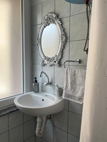 Koupelna v ubytování Apartman Reyan