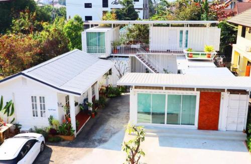 an aerial view of a house at Day Off House Chiang Mai Near Walking Street in Chiang Mai