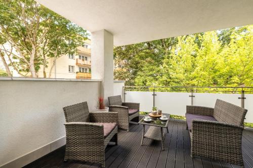 Posezení v ubytování Family Apartments Herberta with Terrace and Parking by Rent like home